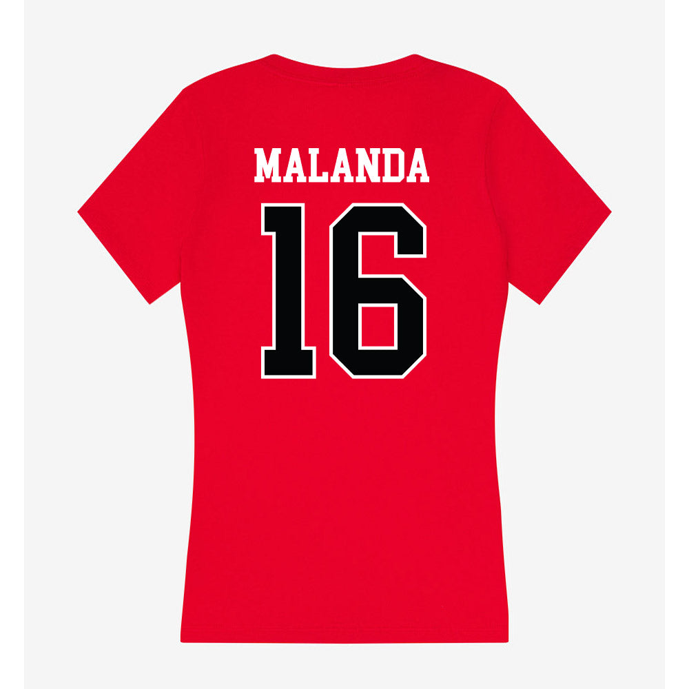 Rutgers - NCAA Women's Soccer : Jayme Malanda - Women's V-Neck T-Shirt-1