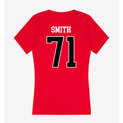 Rutgers - NCAA Football : Jared Smith - Women's V-Neck T-Shirt-1
