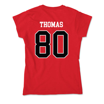Rutgers - NCAA Football : Michael Thomas - Soft Style Women’s T-Shirt-1