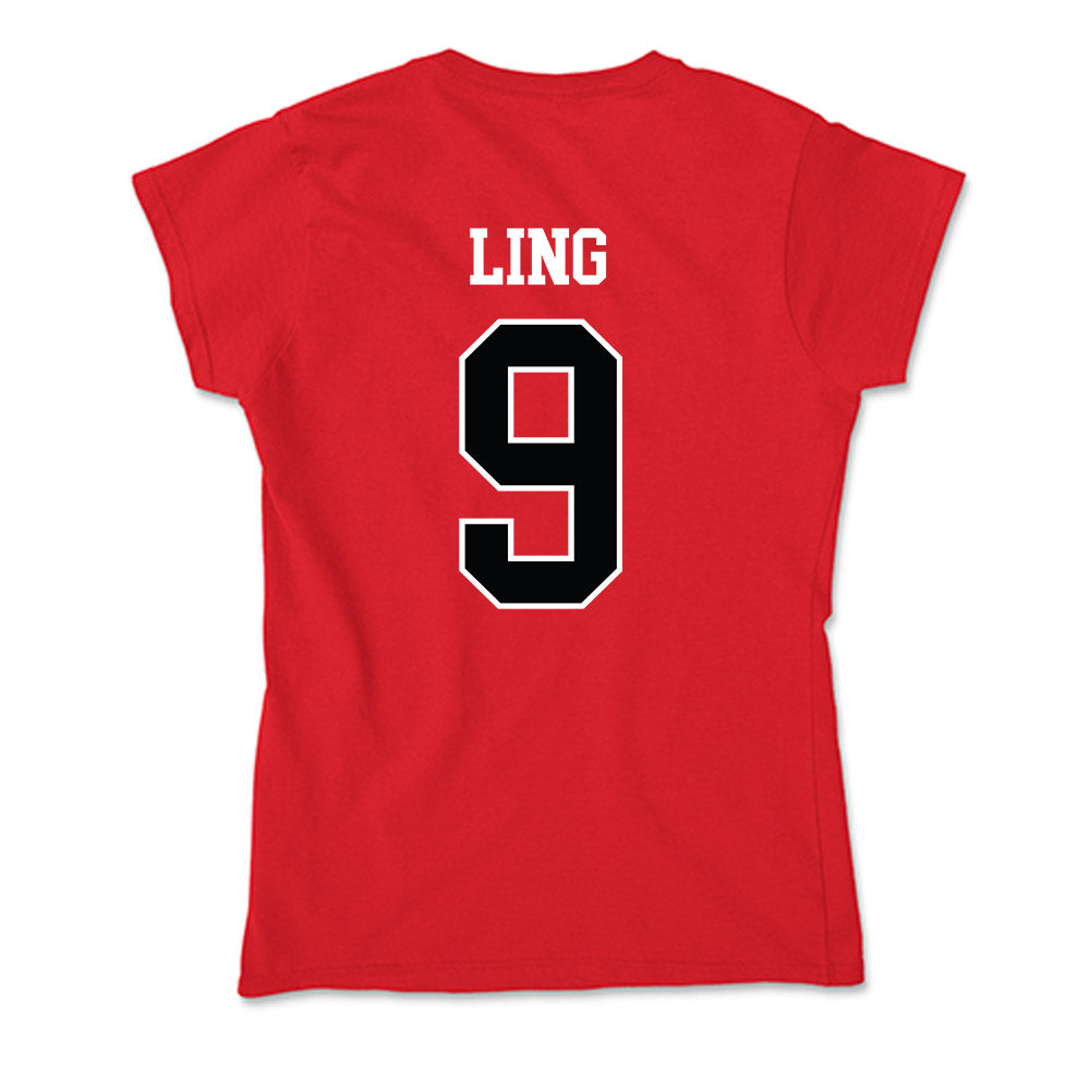 Rutgers - NCAA Women's Lacrosse : Caroline Ling - Soft Style Women’s T-Shirt-1