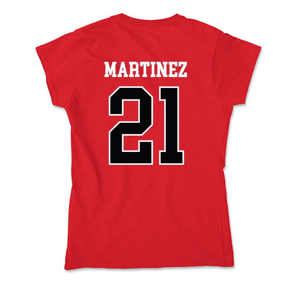 Rutgers - NCAA Women's Soccer : Sarah Martinez - Soft Style Women’s T-Shirt-1