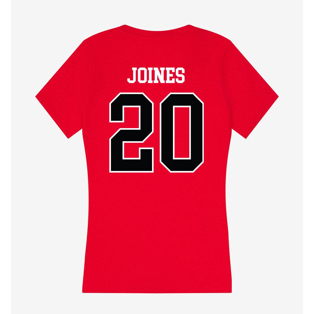 Rutgers - NCAA Football : Chris Joines - Women's V-Neck T-Shirt-1