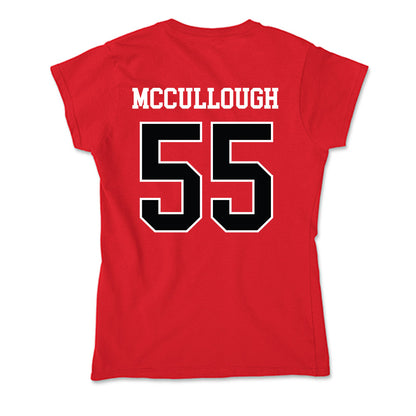 Rutgers - NCAA Men's Lacrosse : Charlie McCullough - Soft Style Women’s T-Shirt-1