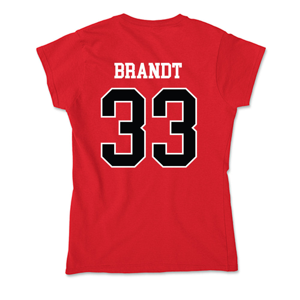 Rutgers - NCAA Women's Basketball : Kennedy Brandt - Soft Style Women’s T-Shirt-1
