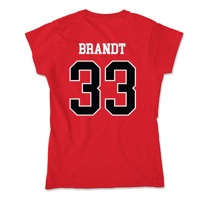 Rutgers - NCAA Women's Basketball : Kennedy Brandt - Soft Style Women’s T-Shirt-1