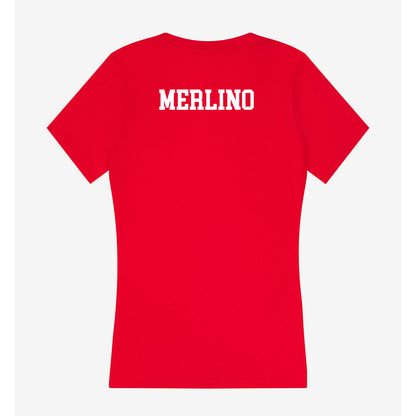 Rutgers - NCAA Men's Track & Field : Ryan Merlino - Women's V-Neck T-Shirt-1