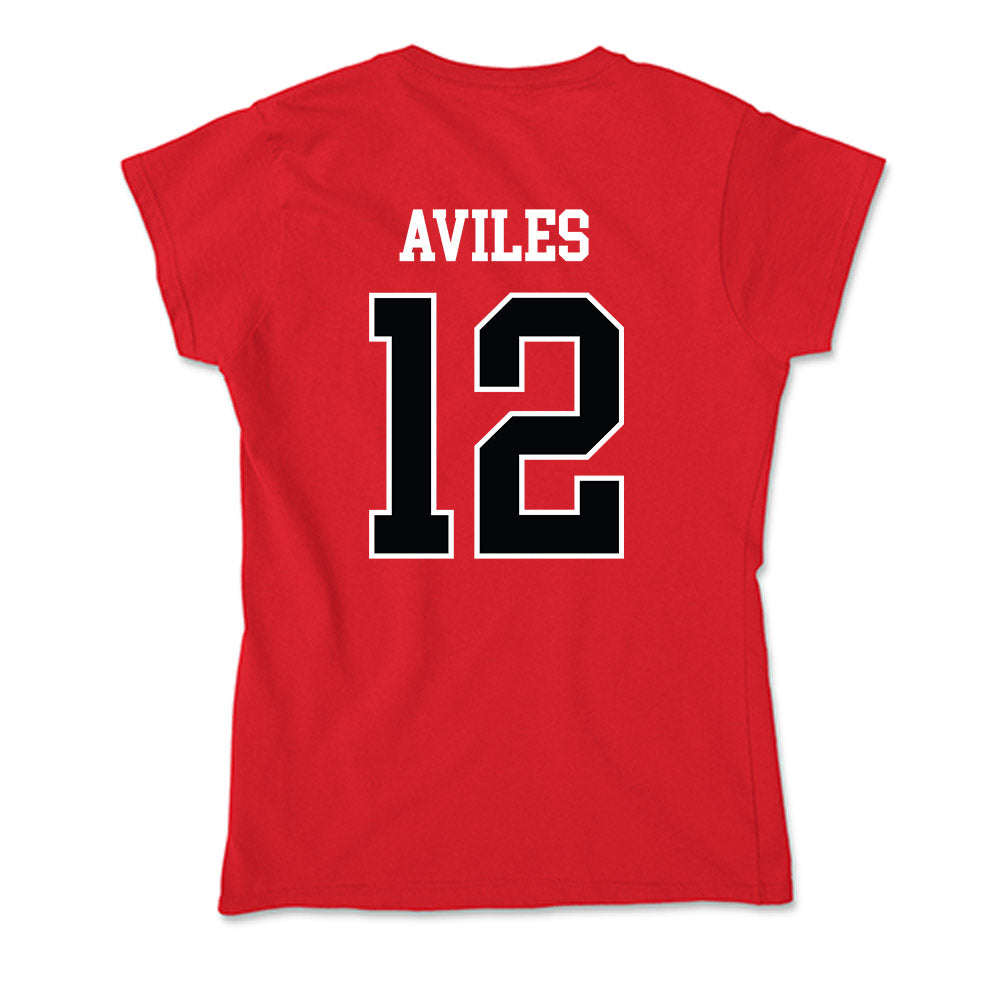 Rutgers - NCAA Men's Soccer : Lenny Aviles - Soft Style Women’s T-Shirt-1