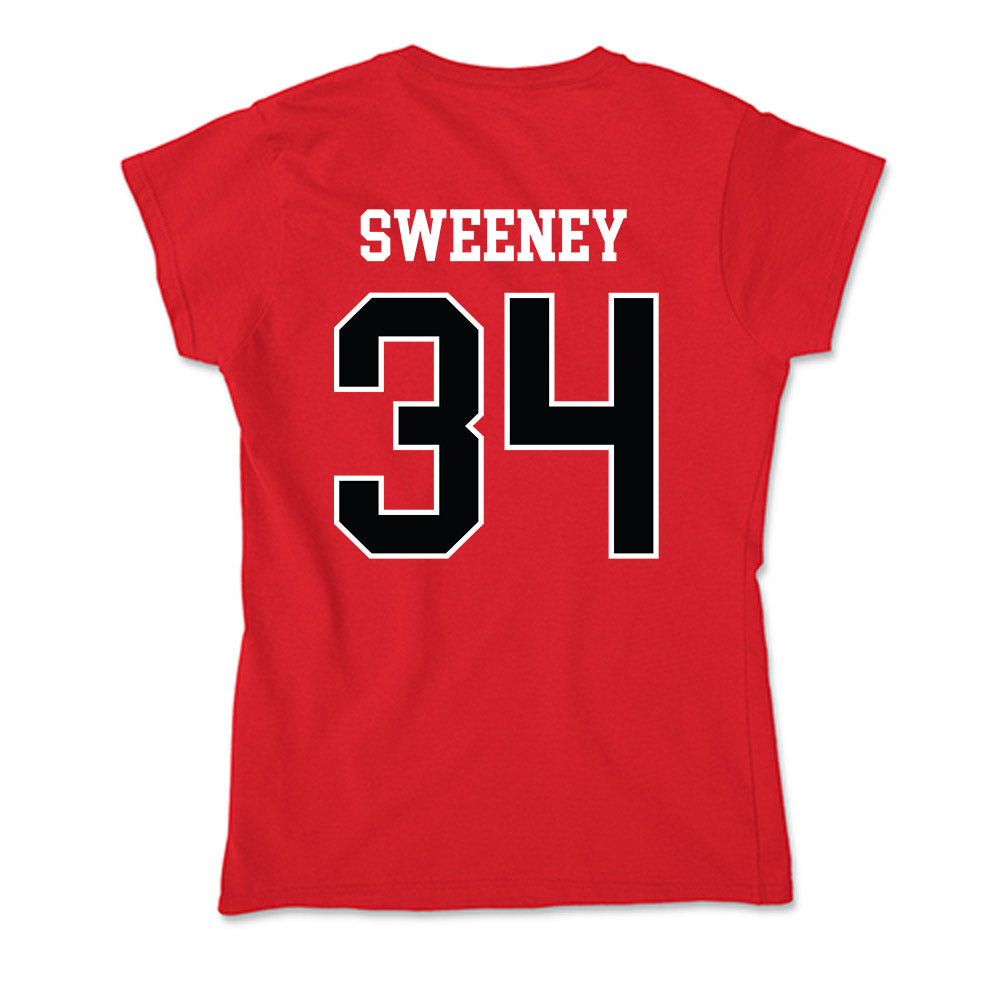 Rutgers - NCAA Baseball : Carrie Sweeney - Soft Style Women’s T-Shirt-1
