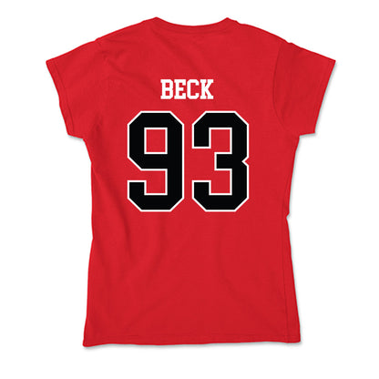 Rutgers - NCAA Football : Reece Beck - Soft Style Women’s T-Shirt-1