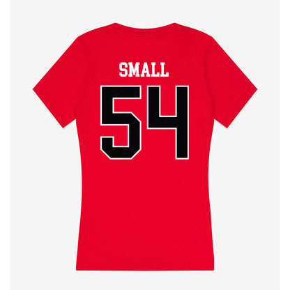 Rutgers - NCAA Football : Everett Small - Women's V-Neck T-Shirt-1