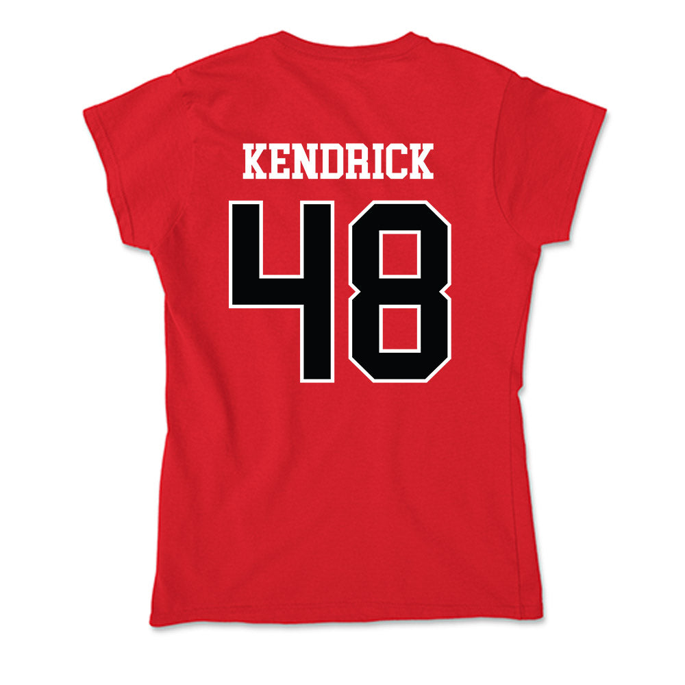 Rutgers - NCAA Baseball : Thomas Kendrick - Soft Style Women’s T-Shirt-1