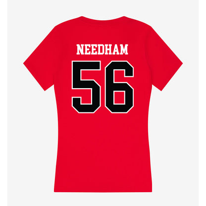 Rutgers - NCAA Football : Ty Needham - Women's V-Neck T-Shirt-1