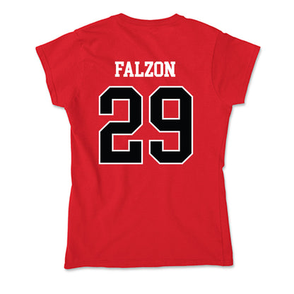 Rutgers - NCAA Men's Lacrosse : Hunter Falzon - Soft Style Women’s T-Shirt-1