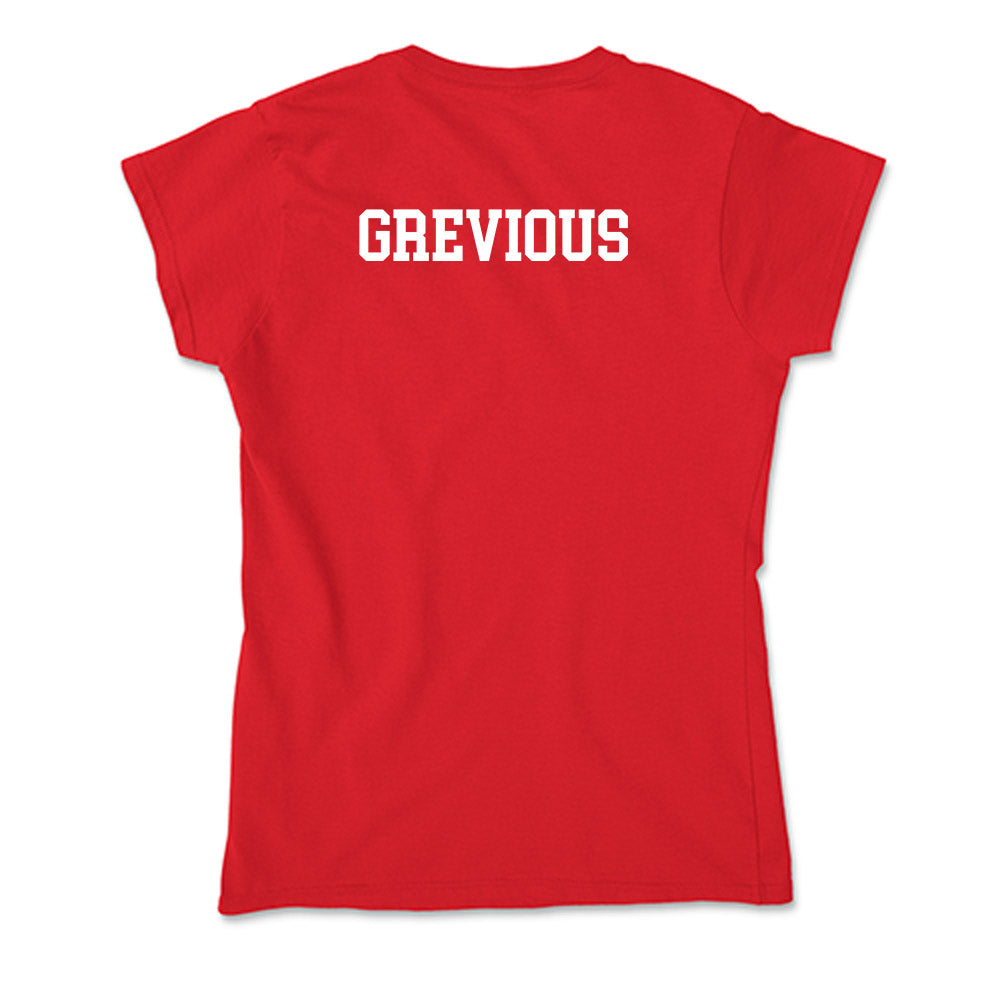 Rutgers - NCAA Men's Track & Field : Jayden Grevious - Soft Style Women’s T-Shirt-1