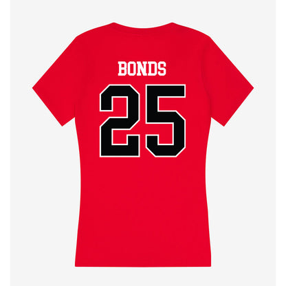 Rutgers - NCAA Baseball : Peyton Bonds - Women's V-Neck T-Shirt-1