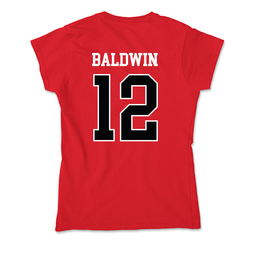 Rutgers - NCAA Women's Volleyball : Brooke Baldwin - Soft Style Women’s T-Shirt-1