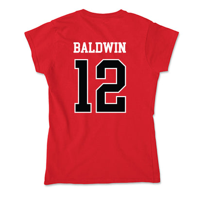 Rutgers - NCAA Women's Volleyball : Brooke Baldwin - Soft Style Women’s T-Shirt-1