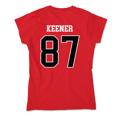 Rutgers - NCAA Football : Montgomery Keener - Soft Style Women’s T-Shirt-1