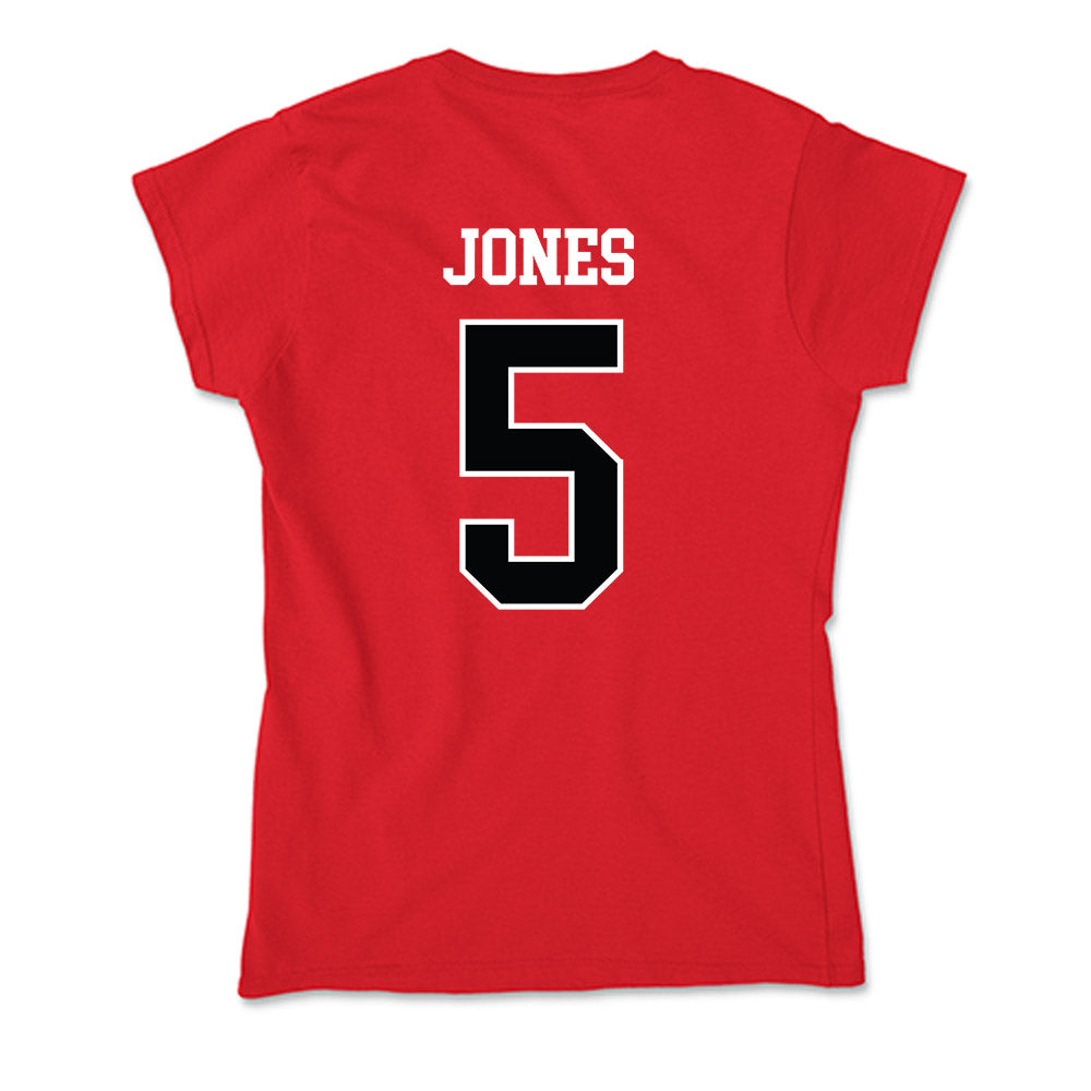 Rutgers - NCAA Football : Bradlee Jones - Soft Style Women’s T-Shirt-1