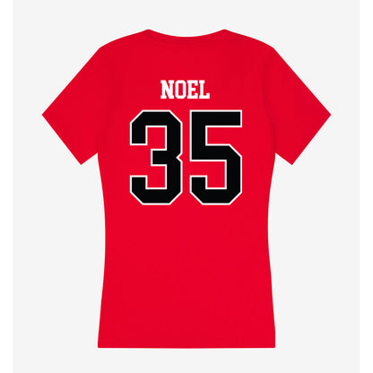 Rutgers - NCAA Football : Latrell Noel - Women's V-Neck T-Shirt-1