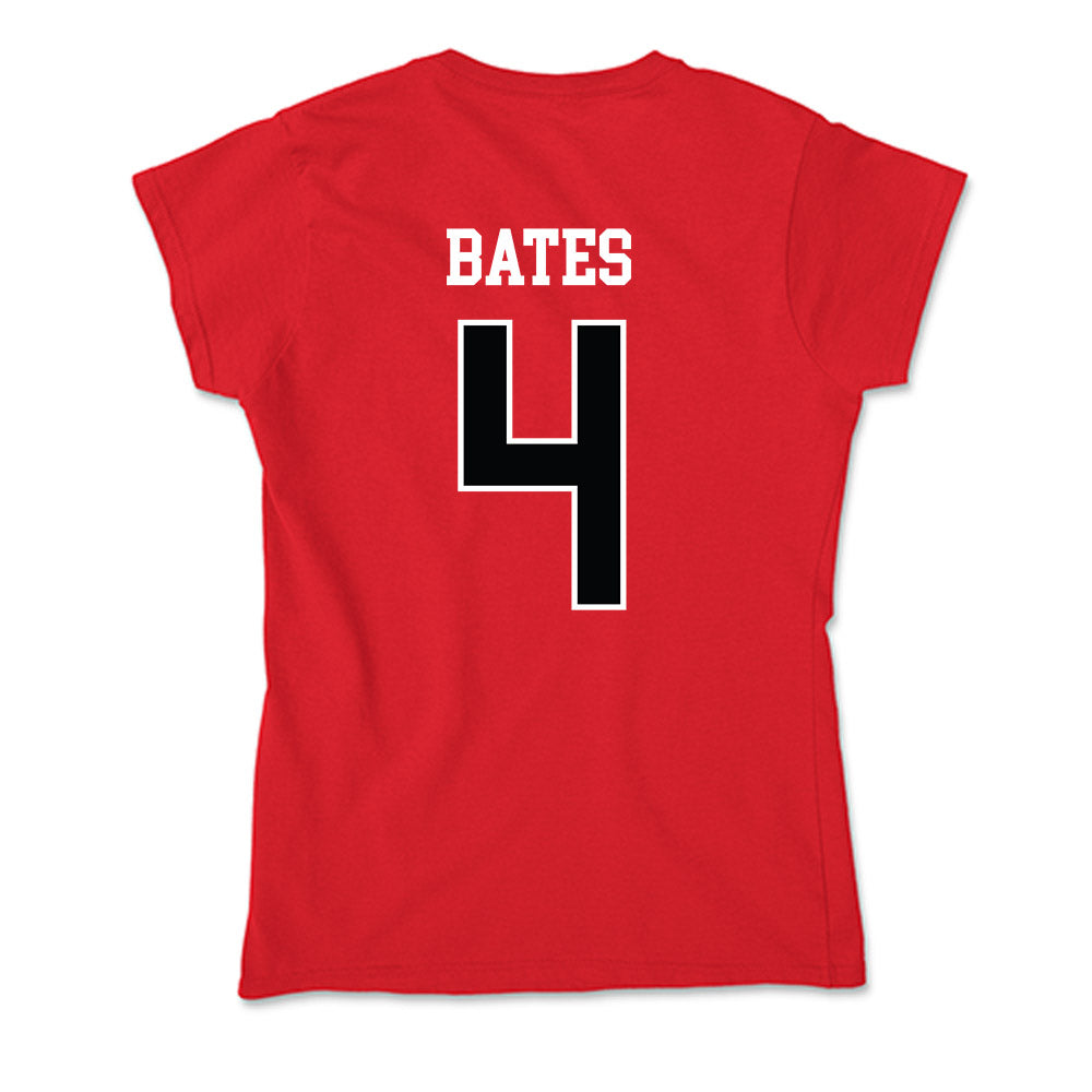 Rutgers - NCAA Women's Basketball : Antonia Bates - Soft Style Women’s T-Shirt-1