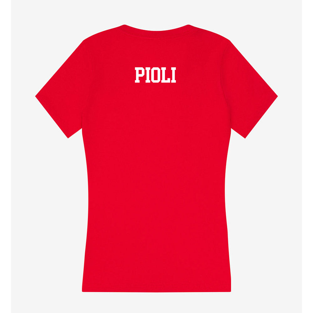 Rutgers - NCAA Women's Rowing : Audrey Pioli - Women's V-Neck T-Shirt-1