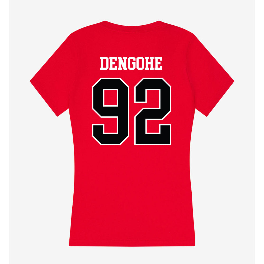 Rutgers - NCAA Football : Darold DeNgohe - Women's V-Neck T-Shirt-1