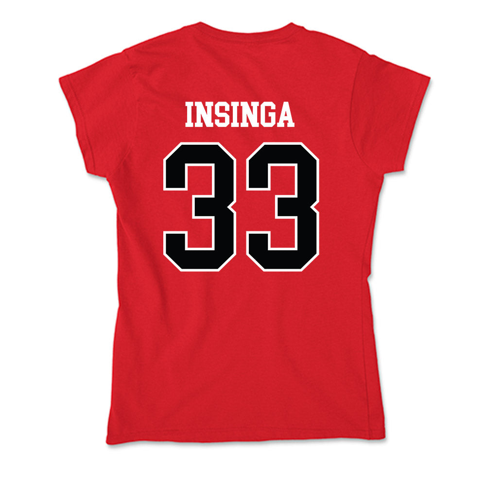 Rutgers - NCAA Football : John Insinga - Soft Style Women’s T-Shirt-1