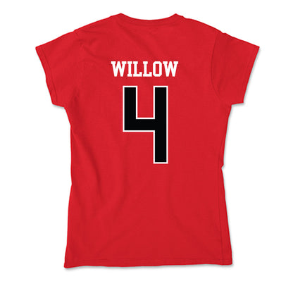 Rutgers - NCAA Women's Volleyball : Karis Willow - Soft Style Women’s T-Shirt-1
