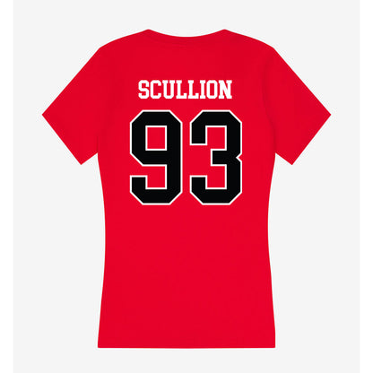 Rutgers - NCAA Football : Jack Scullion - Women's V-Neck T-Shirt-1
