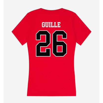 Rutgers - NCAA Women's Lacrosse : Jaclyn Guille - Women's V-Neck T-Shirt-1