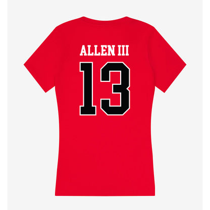 Rutgers - NCAA Football : Vernon Allen III - Women's V-Neck T-Shirt-1