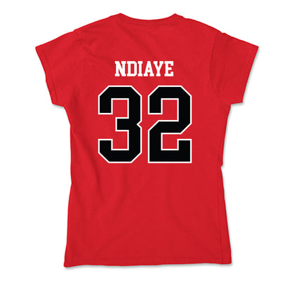 Rutgers - NCAA Women's Basketball : Yaya Ndiaye - Soft Style Women’s T-Shirt-1
