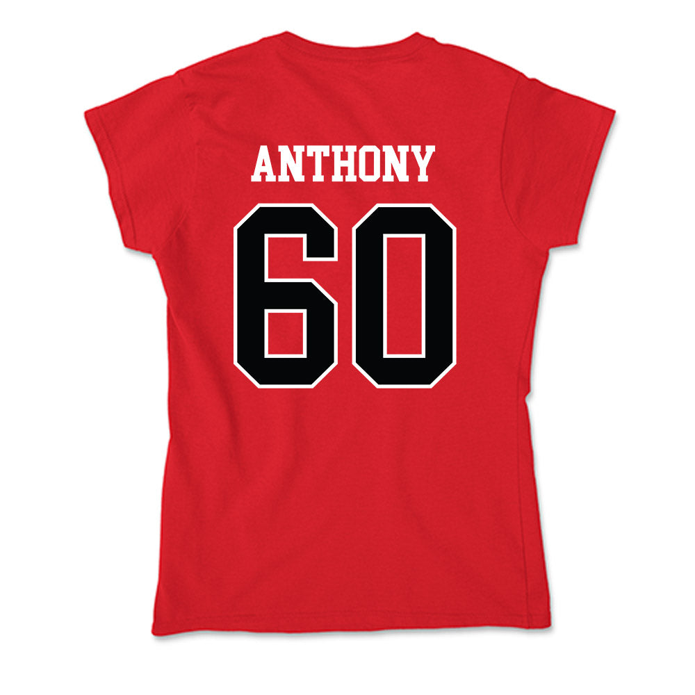 Rutgers - NCAA Football : Logan Anthony - Soft Style Women’s T-Shirt-1