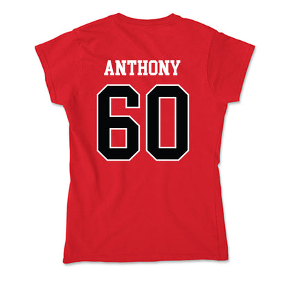 Rutgers - NCAA Football : Logan Anthony - Soft Style Women’s T-Shirt-1