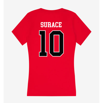 Rutgers - NCAA Football : AJ Surace - Women's V-Neck T-Shirt-1