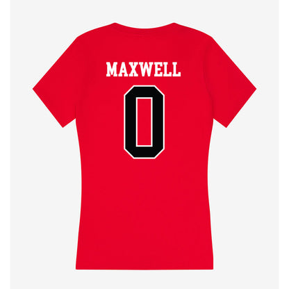 Rutgers - NCAA Women's Volleyball : Aspen Maxwell - Women's V-Neck T-Shirt-1