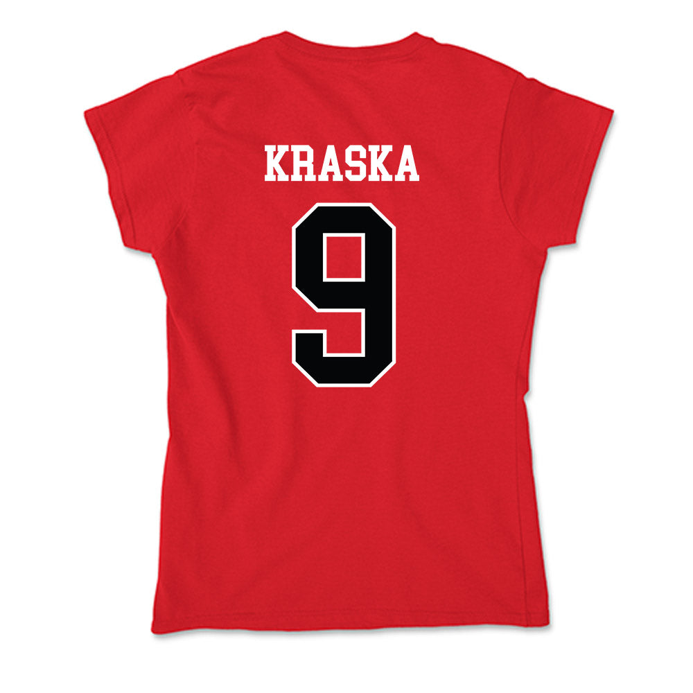 Rutgers - NCAA Softball : Stephanie Kraska - Soft Style Women’s T-Shirt-1