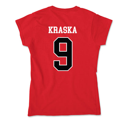 Rutgers - NCAA Softball : Stephanie Kraska - Soft Style Women’s T-Shirt-1