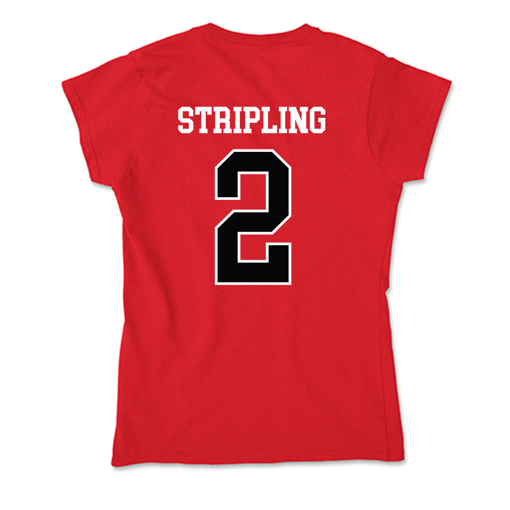 Rutgers - NCAA Softball : Hailey Stripling - Soft Style Women’s T-Shirt-1