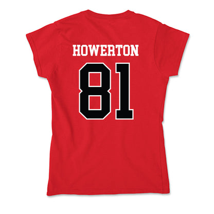Rutgers - NCAA Football : DJ Howerton - Soft Style Women’s T-Shirt-1