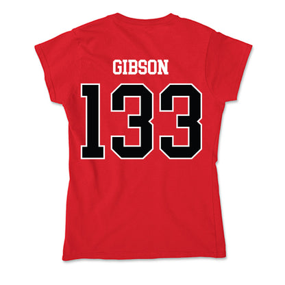 Rutgers - NCAA Wrestling : Mason Gibson - Soft Style Women’s T-Shirt-1