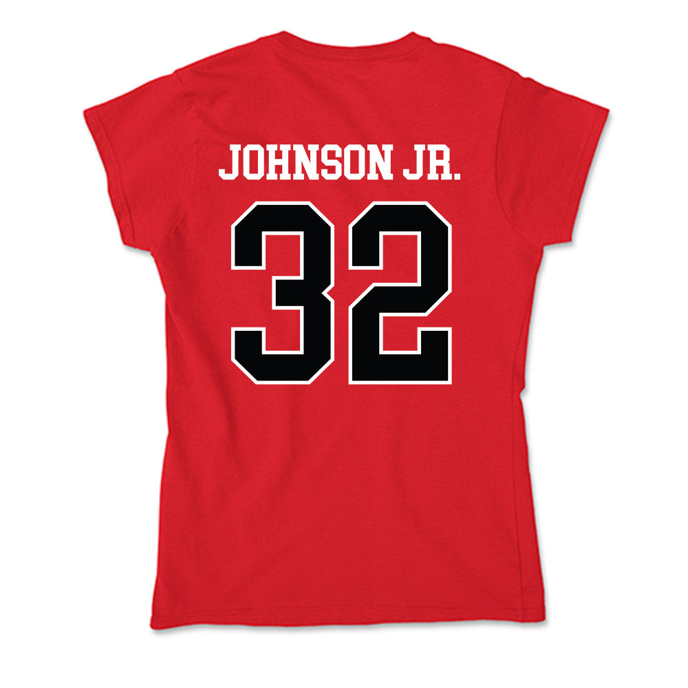 Rutgers - NCAA Football : RJ Johnson Jr. - Soft Style Women’s T-Shirt-1
