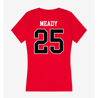 Rutgers - NCAA Baseball : Anthony Meady - Women's V-Neck T-Shirt-1