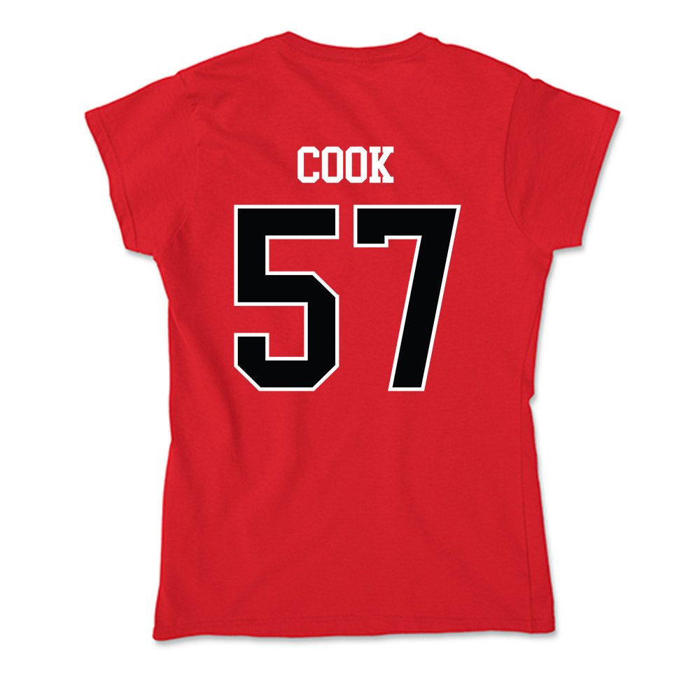 Rutgers - NCAA Football : Isaiah Cook - Soft Style Women’s T-Shirt-1