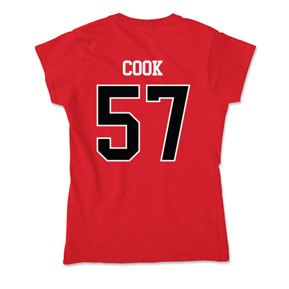 Rutgers - NCAA Football : Isaiah Cook - Soft Style Women’s T-Shirt-1