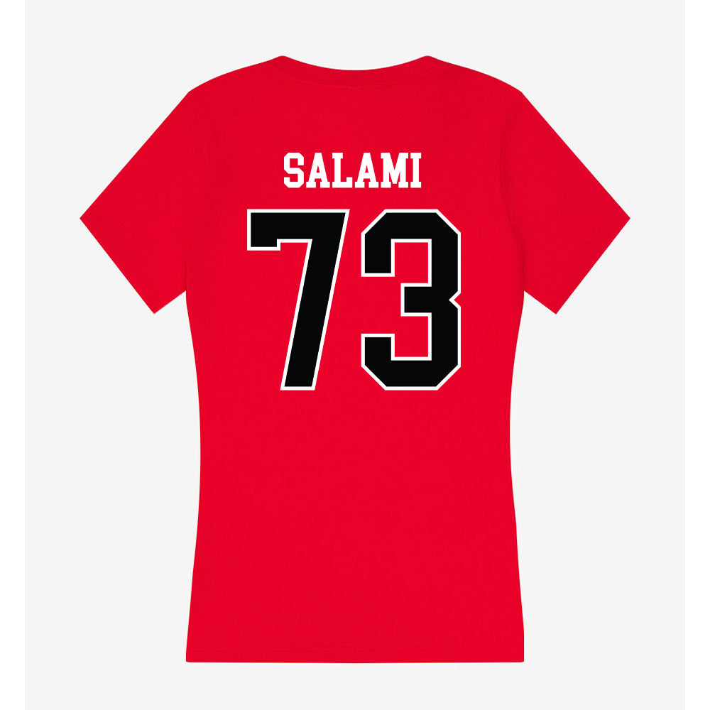 Rutgers - NCAA Football : Terrence Salami - Women's V-Neck T-Shirt-1