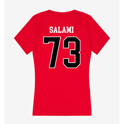 Rutgers - NCAA Football : Terrence Salami - Women's V-Neck T-Shirt-1