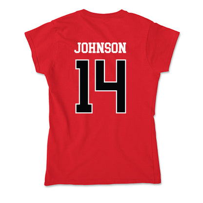 Rutgers - NCAA Football : RJ Johnson - Soft Style Women’s T-Shirt-1