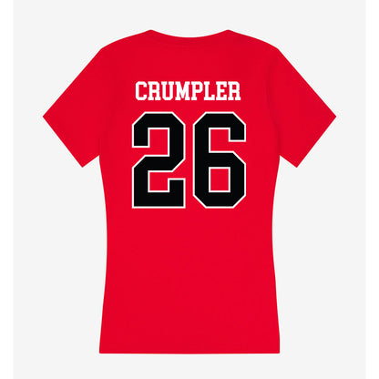 Rutgers - NCAA Football : Isaiah Crumpler - Women's V-Neck T-Shirt-1